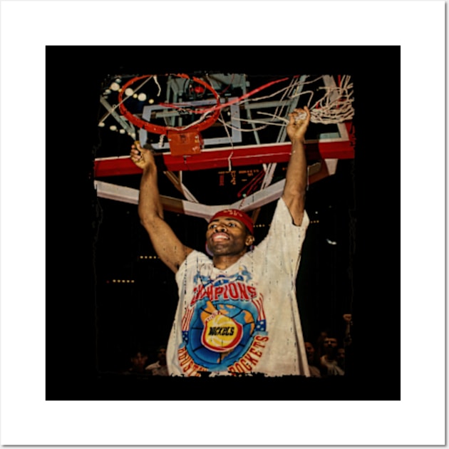 Kenny Smith NBA FINALS Vintage Wall Art by CAH BLUSUKAN